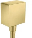 hansgrohe AXOR ShowerSolutions FixFit Schlauchanschluss Square, 36732950, Farbe:
