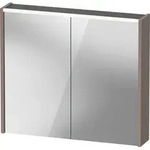 Duravit D-Code Spiegelschrank, Steckdose Typ E (FR, BE), 2 T&uuml;ren, LED-Lichtfeld