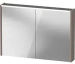 Duravit D-Code Spiegelschrank, Steckdose Typ J (CH, LI), 2 T&uuml;ren, LED-Lichtfeld