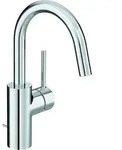 KLUDI BOZZ Waschtisch-Einhandmischer, Auslaufh&ouml;he 185mm, schwenkbarer Auslauf,