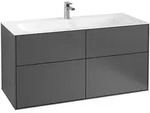 Villeroy & Boch Finion Waschtischunterschrank, 4 Ausz&uuml;ge, mit integrierter
