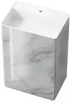 Steinberg Serie 540 Standwaschtisch, freistehend, eckig, mit Hahnloch, mit &Uuml;berlauf,
