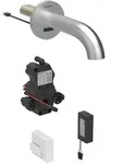 Geberit Piave Waschtischarmatur, Ausladung 220mm, mit Mischer, Batteriebetrieb, f&uuml;r