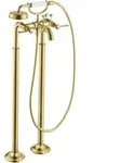 hansgrohe AXOR Montreux 2-Griff-Wannenarmatur, Hebelgriffe, freistehend,...