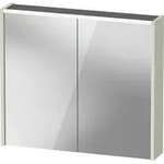 Duravit D-Code Spiegelschrank, Steckdose Typ J (CH, LI), 2 T&uuml;ren, LED-Lichtfeld