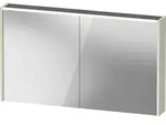 Duravit D-Code Spiegelschrank, Steckdose Typ E (FR, BE), 2 T&uuml;ren, LED-Lichtfeld