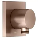 KEUCO IXMO Schlauchanschluss, Rosettenform eckig, 59547290002, Farbe: rotgold