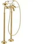 hansgrohe AXOR Montreux 2-Griff-Wannenarmatur, Hebelgriffe, freistehend,...