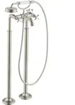 hansgrohe AXOR Montreux 2-Griff-Wannenarmatur, Hebelgriffe, freistehend,...
