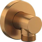Duravit Wandanschlussbogen, Rosette rund, 55x80mm, UV0630008004, Farbe: Bronze