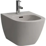LAUFEN LUA Wandbidet, mit &Uuml;berlauf, 1 Hahnloch, 360x520mm, Eckventile...