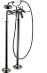 hansgrohe AXOR Montreux 2-Griff-Wannenarmatur, Hebelgriffe, freistehend,...