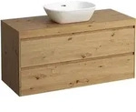 LAUFEN LANI Waschtischplatte wildeiche inklusive Unterschrank, 1 Ausschnitt...