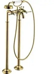 hansgrohe AXOR Montreux 2-Griff-Wannenarmatur, Hebelgriffe, freistehend,...