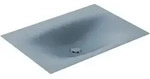 KEUCO EDITION 11 ART Einbauwaschtisch aus Stahl-Emaille, 806x4x493mm, ohne...