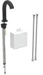 Geberit Piave Waschtischarmatur, Ausladung 167mm, Batteriebetrieb, mit Mischer,...