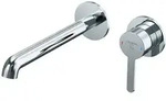 Steinberg Serie 341 Waschtisch-Wand-Einhebelmischer, Fertigmontageset mit