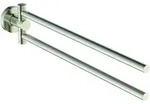 Ideal Standard IOM Doppelte Handtuchstange, schwenkbar, A9131GN, Farbe: Silver...