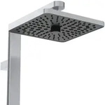 Ideal Standard Ceratherm Alu+ Duschsystem mit Brausethermostat, 2 Ablagen,