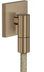hansgrohe AXOR Wall outlet Fine Wandanschluss eckig, 36738140, Farbe: Brushed...