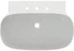 Ideal Standard Linda-X Waschtisch, 3 Hahnl&ouml;cher, ohne &Uuml;berlauf, 750x500x135...