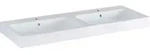 Geberit iCon Doppelwaschtisch 1200 &times; 485 mm, wei&szlig;, 124120600, Farbe: Wei&szlig;, mit