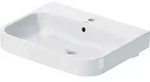 Duravit M&ouml;belwaschtisch Happy D.2 65cm mit &Uuml;berlauf, mit Hahnlochbank, 1...