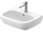 Duravit D-Code Waschtisch, mit Hahnloch und &Uuml;berlauf, 550 &times; 430 &times; 175 mm,...