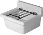 Duravit Ausgussbecken Starck 3 48cm, ohne Hahnloch, 03134800001, Farbe: Wei&szlig; mit