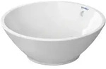 Duravit Bacino Aufsatzbecken, rund, mit &Uuml;berlauf, ohne Hahnlochbank, 420mm,