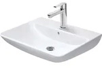 Duravit ME by Starck Waschtisch, mit &Uuml;berlauf, mit Hahnlochbank, 1 Hahnloch,...