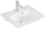 Villeroy & Boch Venticello Handwaschbecken, 1 Hahnloch, mit &Uuml;berlauf, 500x420mm,