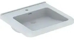 Geberit Renova Nr. 1 Comfort, Waschtisch, unterfahrbar,600x550 mm, mit Hahnloch und