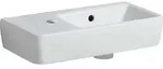 Geberit Renova Nr.1 Comprimo Neu Handwaschbecken, 50x25cm, Ablagefl&auml;che links,
