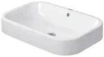 Duravit Aufsatzbecken Happy D.2 60cm mit &Uuml;berlauf, ohne Hahnlochbank,...