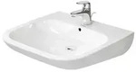Duravit D-Code Waschtisch, mit Hahnloch und &Uuml;berlauf, 600 &times; 555 &times; 155 mm,...