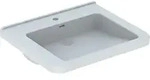 Geberit Renova Nr. 1 Comfort, Waschtisch, unterfahrbar,600x550 mm, ohne Hahnloch,