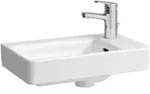 LAUFEN PRO S Handwaschbecken, Becken links, 1 Hahnloch, mit &Uuml;berlauf, 480x280mm,