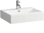 LAUFEN Living City Waschtisch, 1 Hahnloch mittig, mit &Uuml;berlauf, 60x46 cm ,...