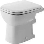 Duravit D-Code Stand-WC Compact, Flachsp&uuml;ler, 350 &times; 480 &times; 385 mm, 2109090000,