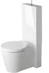 Duravit Stand-WC Starck 1, 640mm, Befestigung inklusive, 0233090064, Farbe: Wei&szlig;