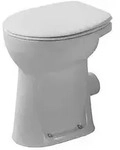 Duravit Stand-WC Duraplus Sudan, 465+100mm erh&ouml;ht, Abgang: waagerecht, wei&szlig;,