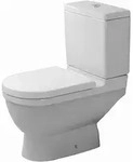 Duravit Stand-WC Kombi Starck 3 65,5cm, Abgang senkrecht, wei&szlig;, 0126010000,...