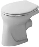Duravit Stand-WC Duraplus Bambi Flachsp&uuml;ler, Abgang: waagerecht, wei&szlig;, 0106090000