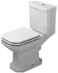 Duravit 1930 Stand-WC-Kombination, Abgang: waagerecht, wei&szlig;, 0227090000, Farbe: