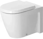 Duravit Starck 2, Stand-WC Tiefsp&uuml;ler, Abgang: waagerecht, 21280900001, Farbe: Wei&szlig;