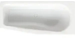 BetteLuna Raumsparwanne, Schr&auml;ge Fu&szlig;ende links, 1700x750x450mm, 2750-000Plus,