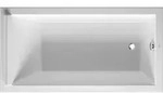 Duravit Starck Rechteck Badewanne, Einbauversion, 1 R&uuml;ckenschr&auml;ge, 1700x900mm,