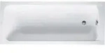 Duravit D-Code Badewanne, 1700x700mm, Rechteckig, Einbauversion, 110 Liter, 1