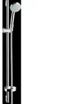hansgrohe Croma 100 Brauseset Vario mit Brausestange 90cm und Seifenschale, chrom,